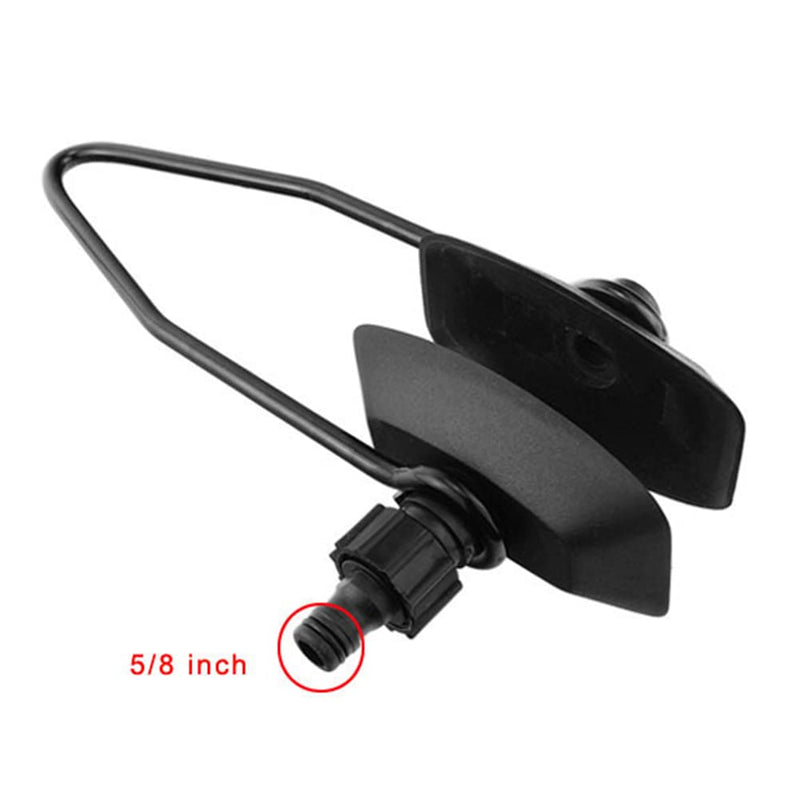 Marine Boat Motor Flusher, Large Rectangular Cap Ear Muffs Flush Away Sand Salt, Boat Dual Water Feed Motor Flusher for Fast Connection Show As Picture Show