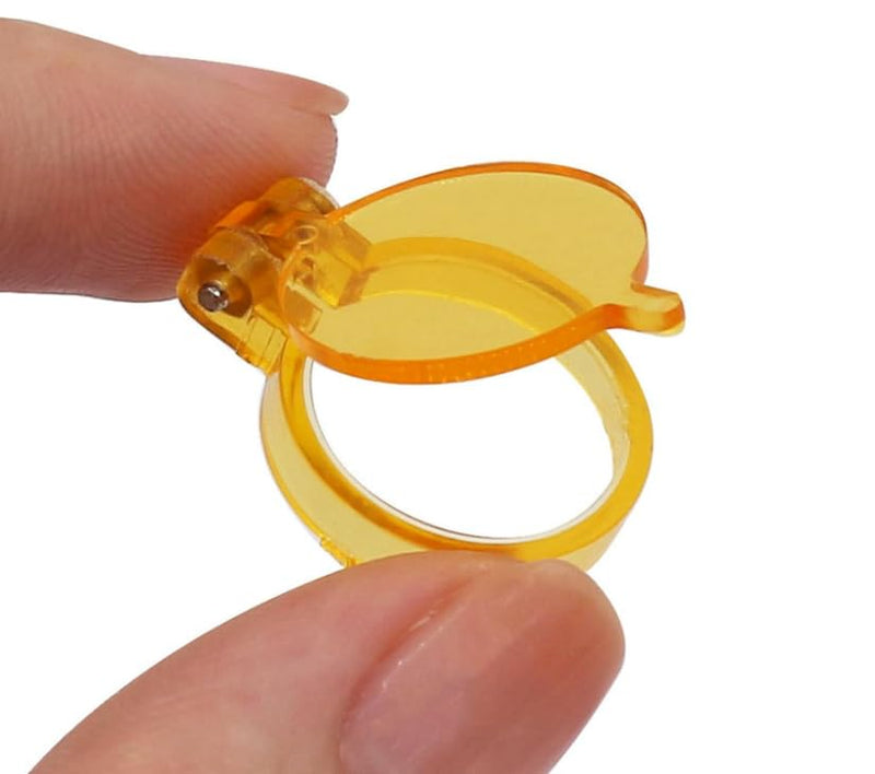 4PCS Yellow Filter for LED Light Lamp Dental Loupes Useful Lab Illumination Optical Binocular Magnifier Accessories