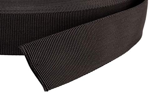 1" ID Nylon Protective Hose Sleeve, 25' Length, Black