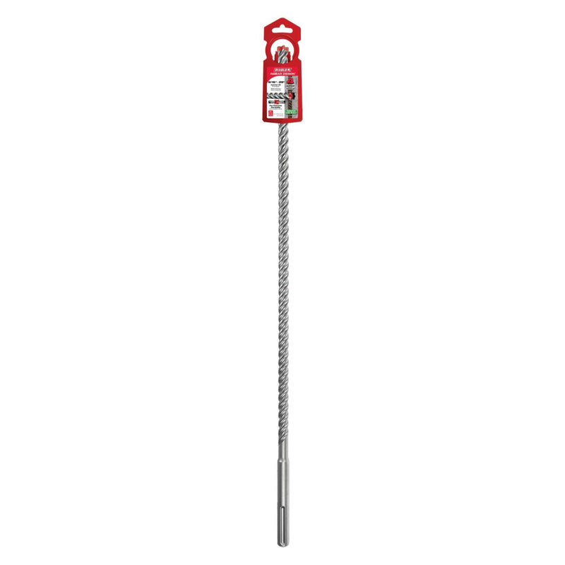 Diablo Rebar Demon SDS-Max 4-Cutter Full Carbide Head Hammer Drill Bit - 1/2" Diameter, 29" Length, 24" Working Length - DMAMX1040
