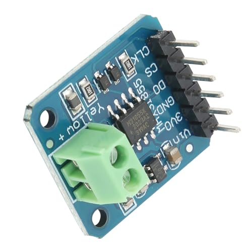 Garosa K Type Thermocouple Module, Digital SPI Temperature Sensor with 14 Bit Resolution 3 to 5V DC Input 200℃ to 1350℃ Range for MKS SBASE Plastic 20.3mm 5PCS