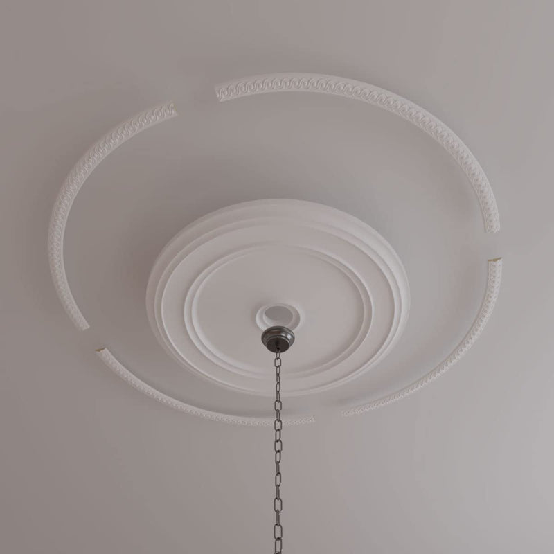 63 1/2"OD x 59"ID x 2 1/4"W x 3/4"P Hillsborough Running Coin Ceiling Ring Kit