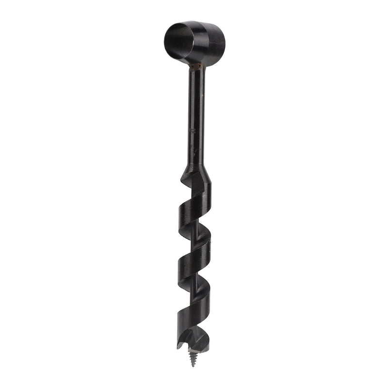 1 Inch Manual Auger Drill Bit with T Handle, Wood Auger for Bushcraft Backpack Camping Survival Tool (25-230mm)
