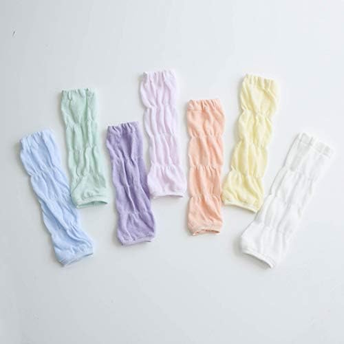 Cotton Gauze Baby Leg Warmer, For Summer, UV Protection, Cooling Cooler, Air Conditioner, Insect Repellent, Body Temperature Adjustable, Shirring - NewNest Australia
