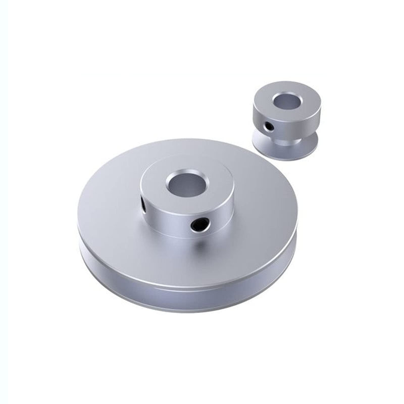 CHANCS Outer Diameter 30mm Single Groove Pulley 8mm Fixed Bore Pulley for Drilling Machine 6MM PU Round Belt 30x8mm