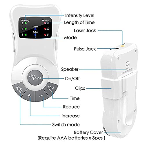 WSJQWHW Rhinitis Instrument Physiotherapy Massage Instrument Infrared Physiotherapy Anti-Snoring Smart Stop Snoring Device (Color : White)