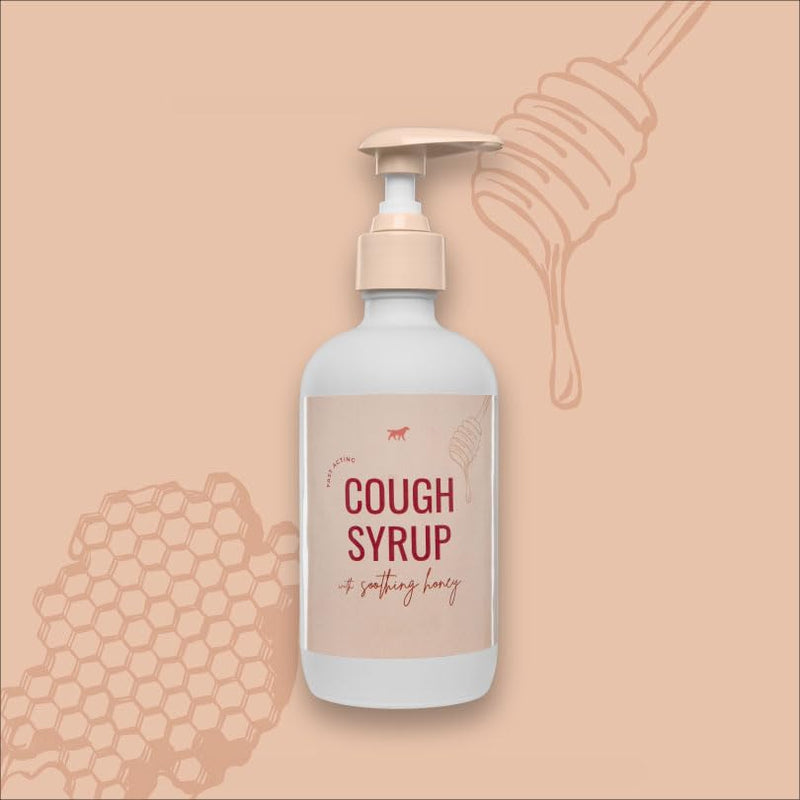 Lanana Creek Farms® Dog Cough Syrup with Honey, 240ml/7.7oz, Pump Dispenser | Cough, Throat Irritation, Respiratory Discomfort Relief | Easy to Administer | Vet Approved | Made in the USA 7.7 Ounce