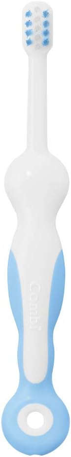 Combi Teteo For The First Time Toothbrush, Milk Toothbrush, STEP 4, Back Teeo, Sora Iro (Blue) - NewNest Australia
