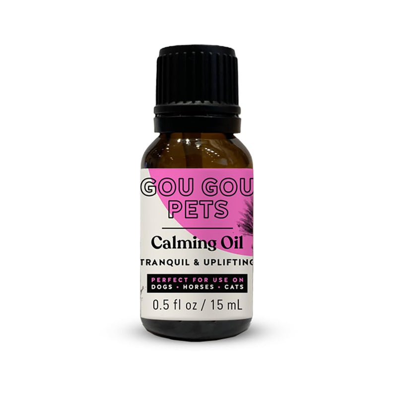 Holistic Natural Derived Calming Pet Essential Oil Blend for Anxiety: Relax Your Pet with Natural Ingredients While Providing Stress Relief: Veterinarian Recommended - Made in USA – 15mL