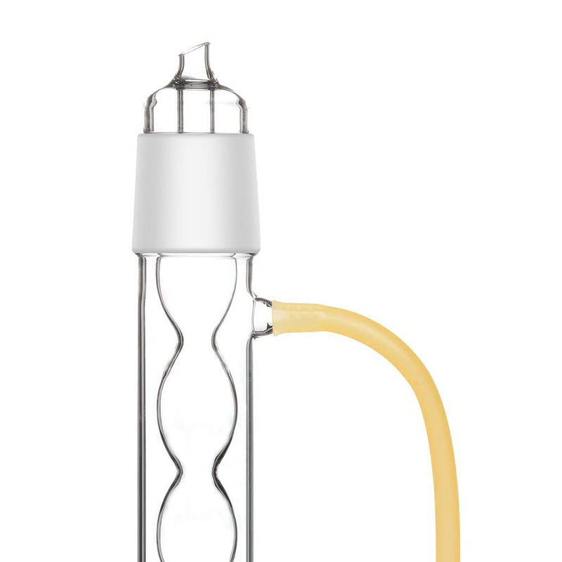 stonylab Allihn Condenser Reflux for Soxhlet Extractor, Borosilicate Glass Allihn Condenser with 45/40 Joint 250 mm Jacket Length Lab Glass Condenser (45/40 Joint)