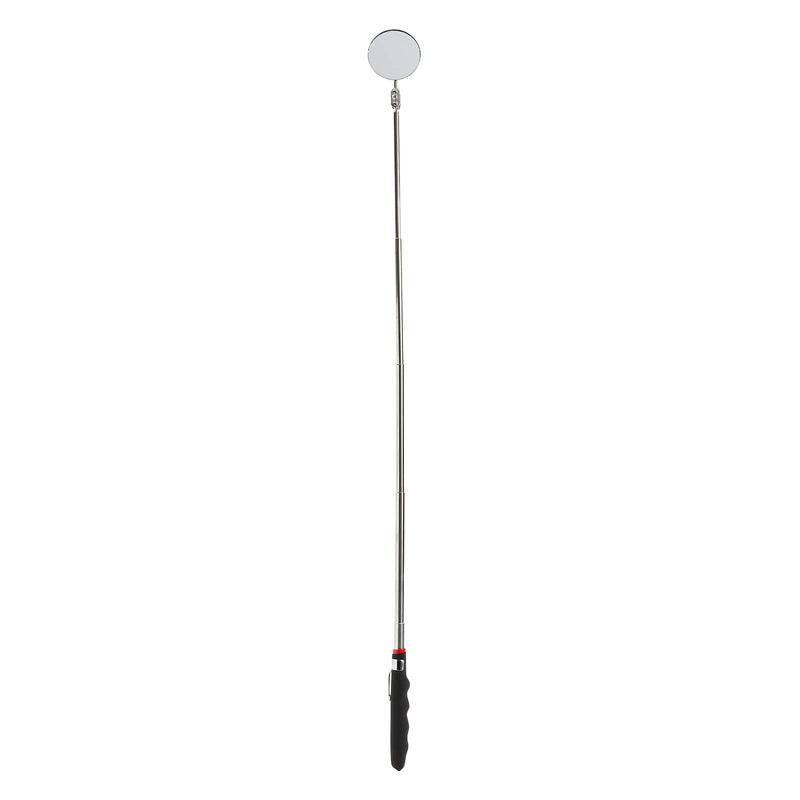 Juvale 2 Pack Telescope Inspection Mirror Tool, Round Mirror Tool with 24.5-Inch Extension for Mechanics, & Inspectors - Telescope Mirror with Handle - 2 Inch Telescoping Inspection Mirror