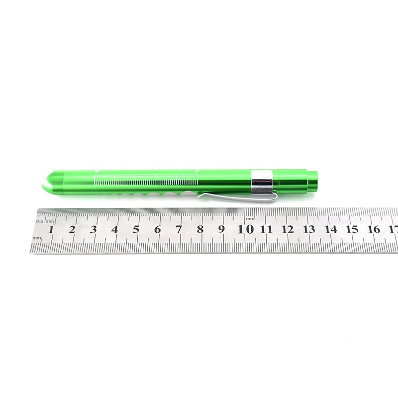 Green Pen Light with Pupil Gauge LED Penlight for Nurses Doctors, Reusable Medical Penlight for Nursing Students Doctors Medical Pen Lights Diagnostics and Screening Professional Medical Supplies