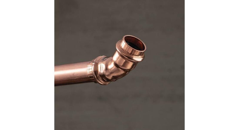 Viega 77607 ProPress 1/2 in. x 1/2 in. Copper 45-Degree Elbow