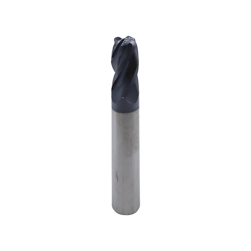 1/2in Solid Carbide Corner Radius End Mill,30 Degree Helix-0.125inCorner Radius, 4 Flutes,AlTiN Coated Bits Tool for Medium Hardness Steel, Brass, Iron 1/2in 0.125"