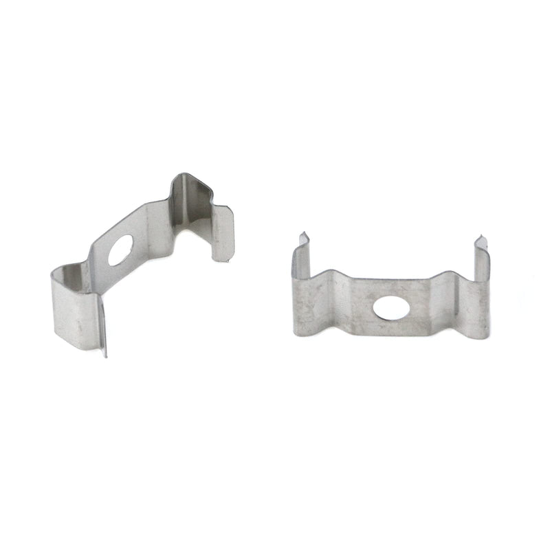 100PCS Iron Silver 0.90" Length T5 Clips, T5 Led Light Clips, Bracket Hanger for Led Tube