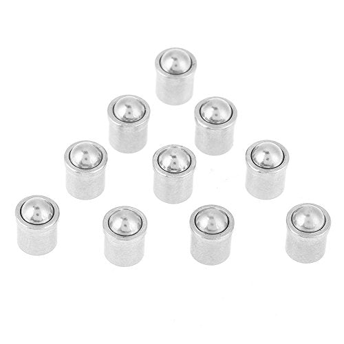 10Pcs Stainless Steel Spring Ball Plunger Push Fit Ball Spring Smooth Plunger 7×6mm