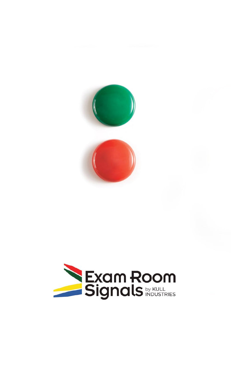 Red & Green Button Magnets, Room Status Indicator Magnets for Hospitals, Exam Rooms, Schools, Durable, High Visibility, Easy Use, Reliable Room Status Solution, 2pcs Pack