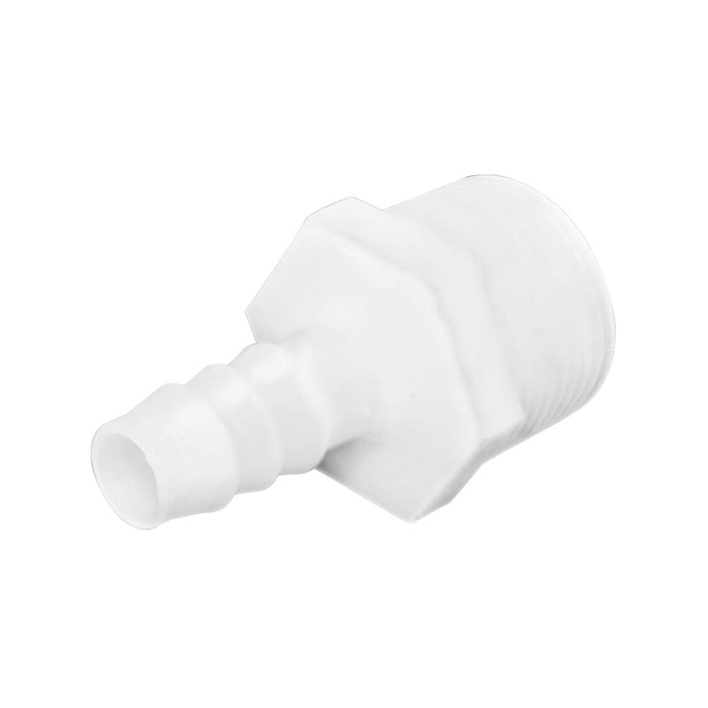JoyTube Plastic Hose Barb Fittings 3/8" Barb X 1/2" NPT Male Thread Ad ...