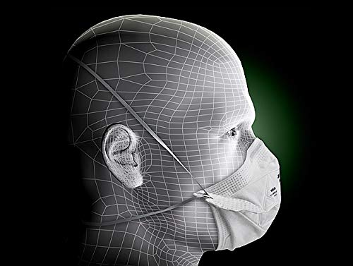 3M N95 Particulate Disposable Respirator 9105, Vflex, Pack of 50, NIOSH
