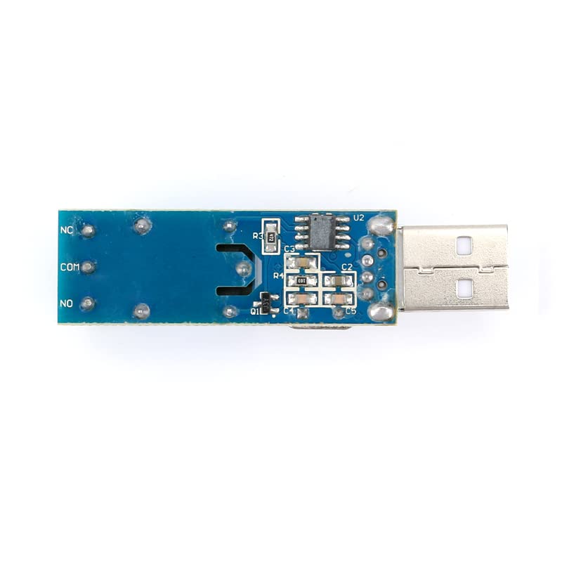 USB Serial Port Control Relay Module Sturdy Durable Lightweight USB Relay Module USB Intelligent Control Switch Overcurrent Protection Intelligent Command Control Switch Intelligent Home