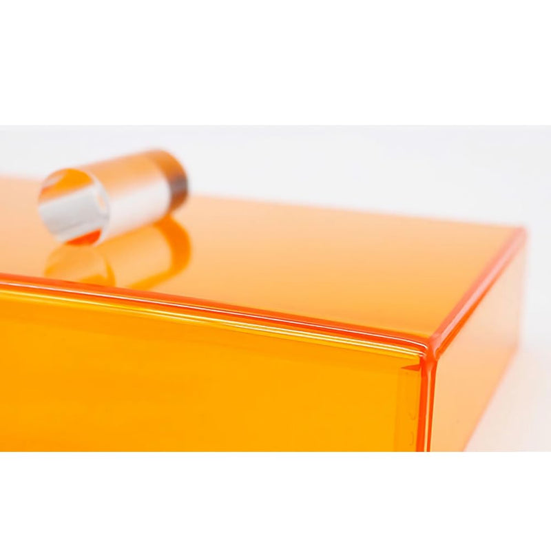 Dental Curing Light Protector Box Dental Ultraviolet Cover Orange (Large) Large