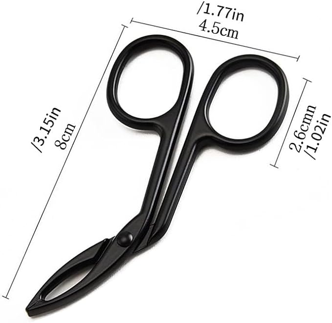Tweezers, Eyebrows, Scissors Type, Bending Head, Simple, Scissors Tweezers, Tweezers, Cosmetic Tool, Eyebrow, Beard, Nose Hair, Multi-functional (Gold) - NewNest Australia