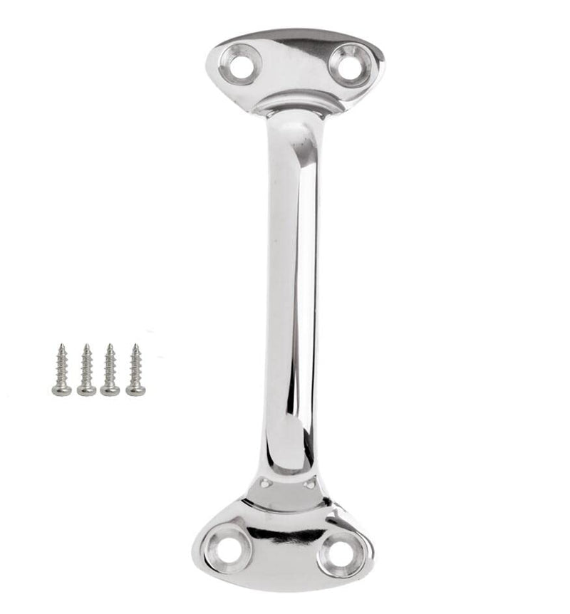 1/2Pack Boat Kayak Canoe Grab Handle, 6inch/150mm Heavy Duty Marine Grade Stainless Steel 316 Cleat Door Grab Handle Pull Handrail w/Fasteners (1) 1