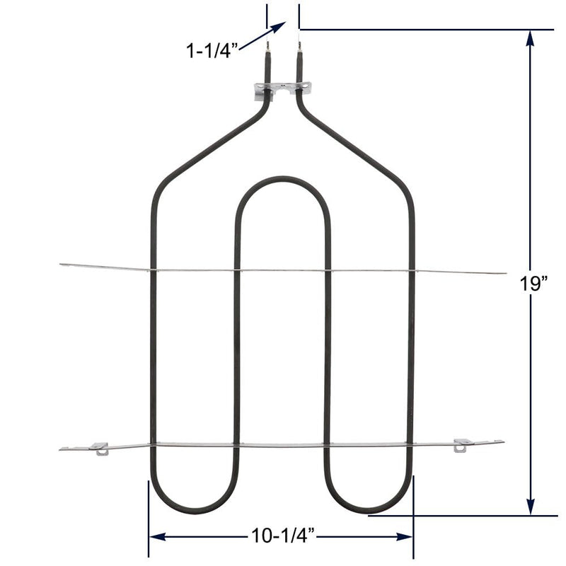 PRYSM WB44T10009 Oven Broil Element Compatible with General Electric, Hotpoint, RCA, Replacement for 770548, AH249284, EA249284, PS249284