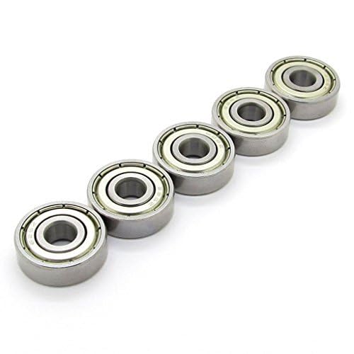6x19x6 mm Steel Deep Groove Ball Bearing Model Bearings 626ZZ 626Z 80026 10 PCS Skateboard Bearings