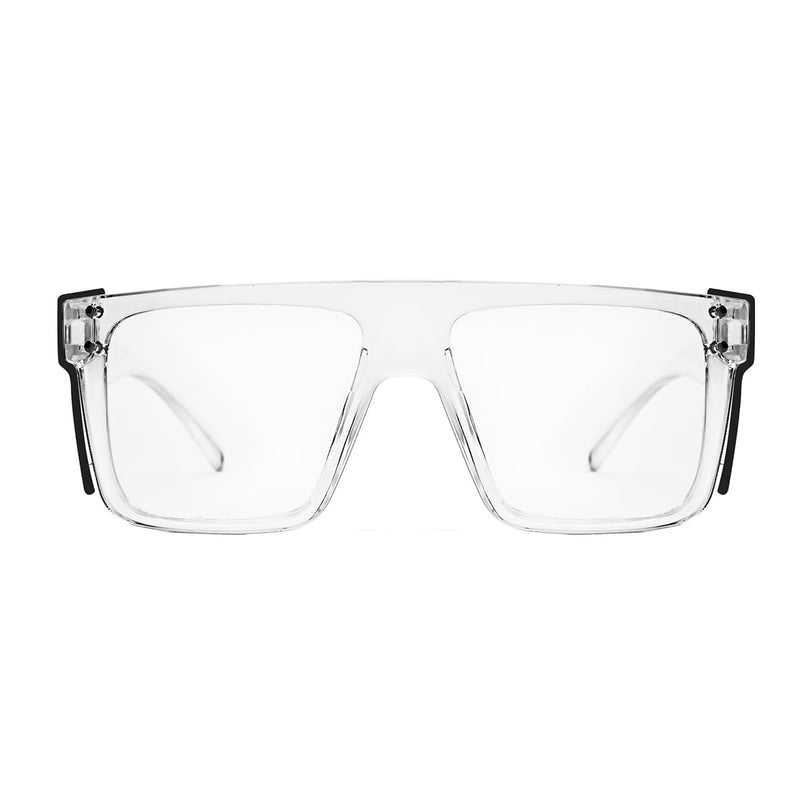 UV400 Transition Photochromic Safety Glases Light to Dark Grey Lens ANSI Z87 Impact Approved Clear