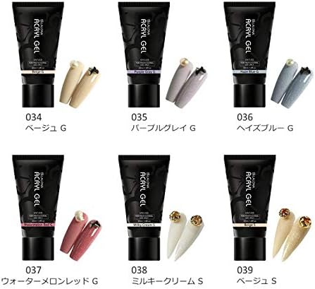 LALONA Acrylic Gel (Sparkling Color) (30ml) Sculpture Gel Nail Polygel Polymer Gel (040 Nude S) - NewNest Australia