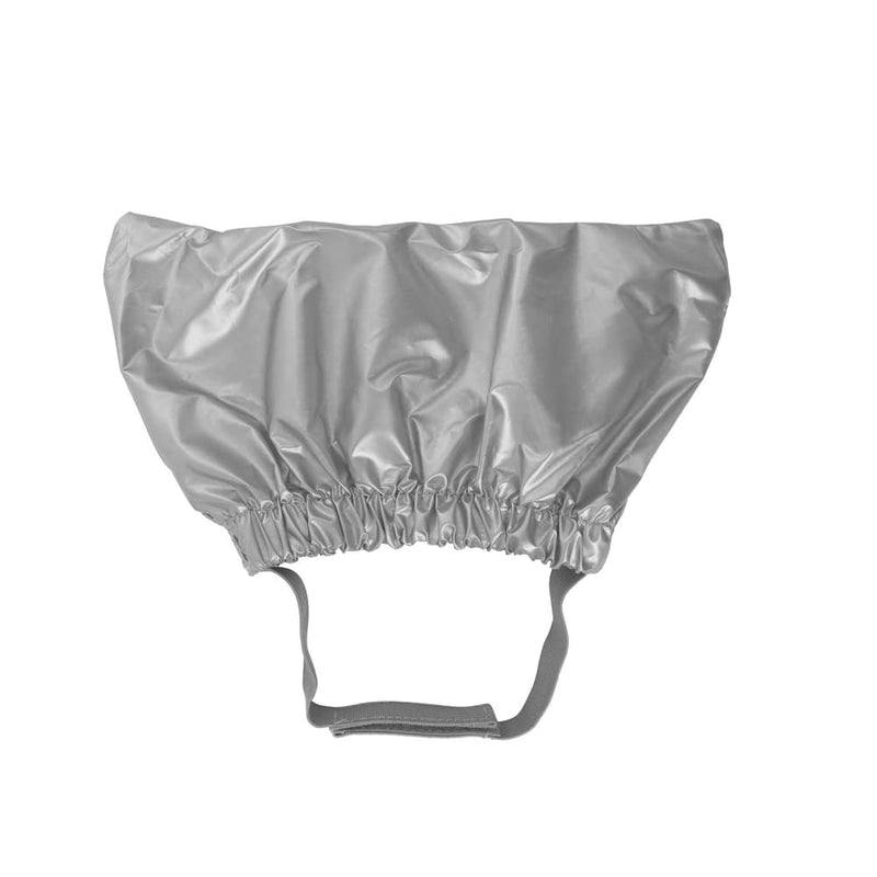 Pet Shower Cap - Waterproof Reusable Bath Ear Covers with Adjustable Strap Prevent Water in Ears Elastic Headgear for Cat Dog Kitten Puppy (S (10.2''-13.4''), Silver) S (10.2''-13.4'')