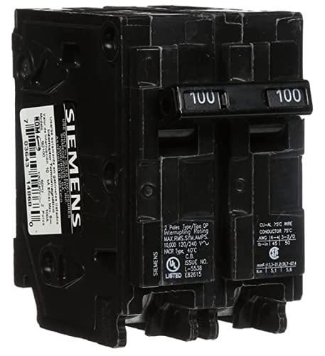Siemens Q2100 2P 100A Circuit Breaker
