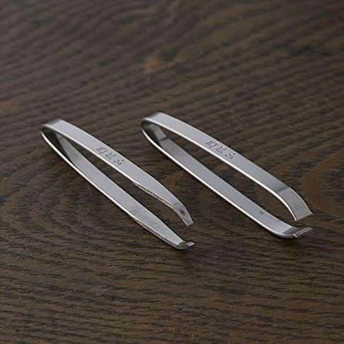 Kai Brand KAI Seki Magoroku Tweezers Set Flat Tip Tapered Tweezers Pouch Included 2 Pieces HC1834 - NewNest Australia