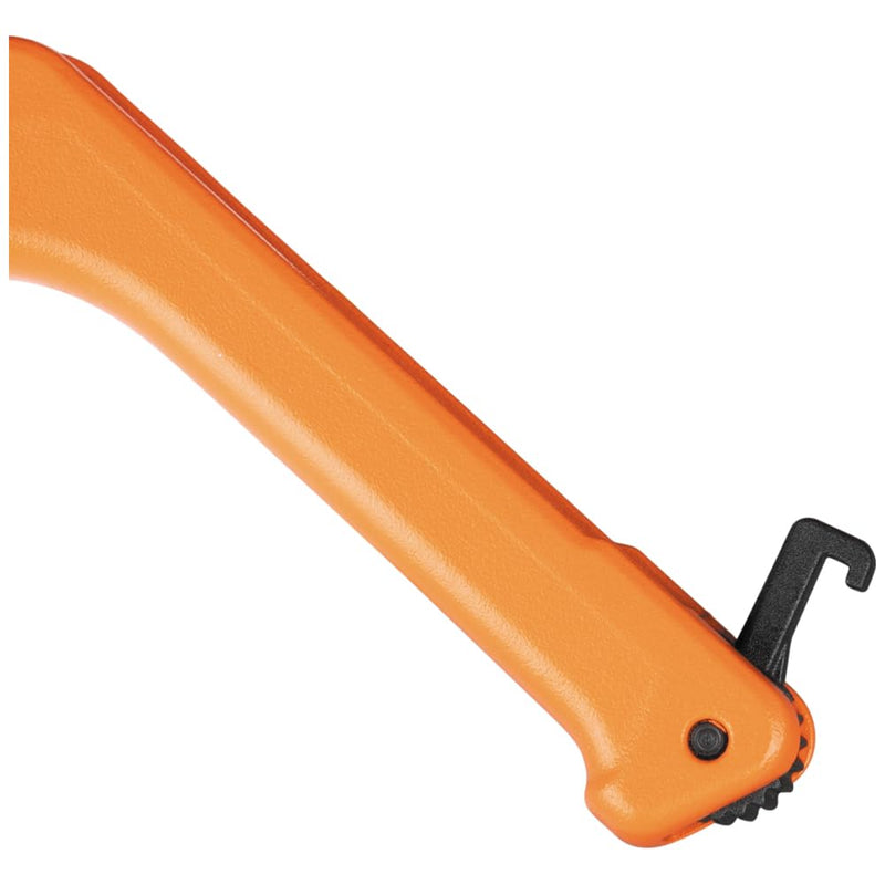 Klein Tools 50044 Ratcheting PVC Pipe Cutter Tool, 1-1/4 Inch I.D. Cutting Capacity for PVC, CPVC, and PEX Pipes, One-Handed Blade Retraction