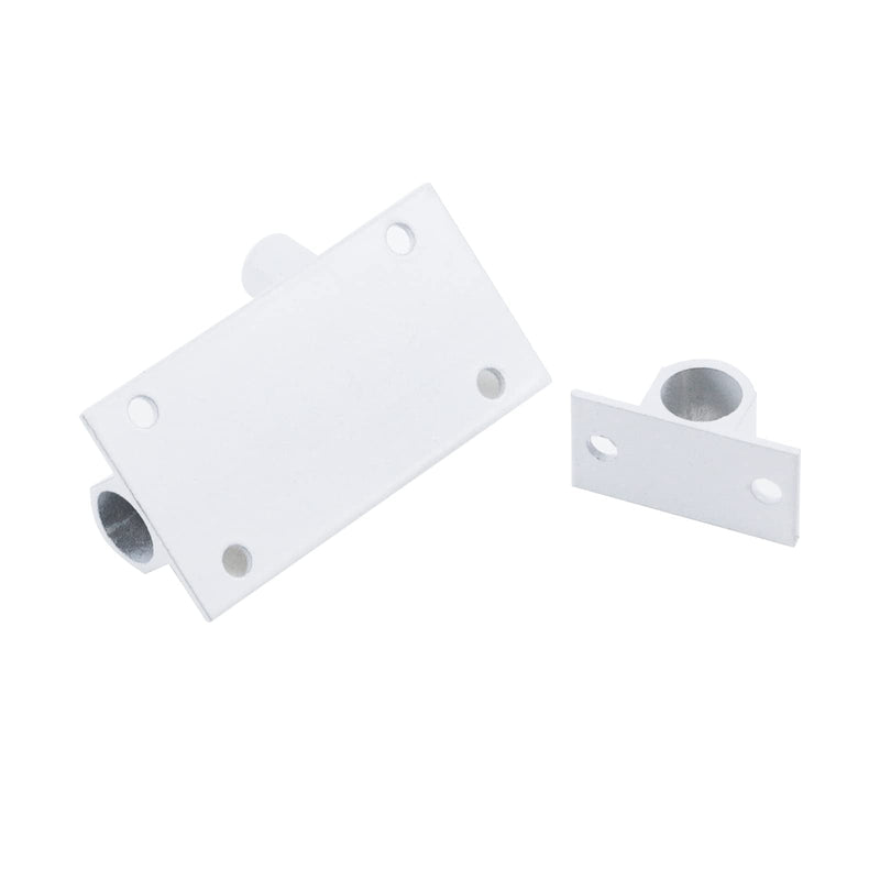 2-inch Slide Bolt Latch White Slide Locks for Inside Door Barrel Bolt Latch Sliding Door Security Slide Latch Lock -2pcs 2 Inch