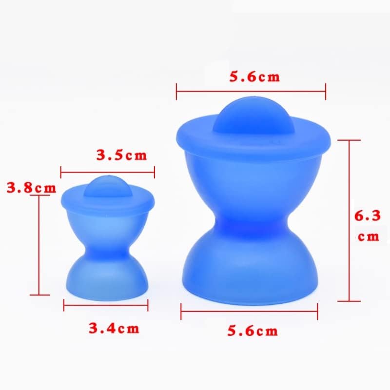 4PCS Dental Lab Silicone Mixing Bowl Cup Rubber Mixing Bowls With Cap Acrylic Non-Stick for Lab Intrument Tool