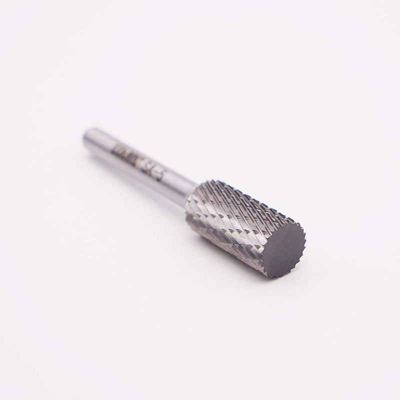 SA-5 Tungsten Carbide Burr Cylinder Shape Double Cut Rotary Burr File(1/2” cutter Dia X 1”Cutter Length) with 1/4'' Shank dia By LU&MN SA-5