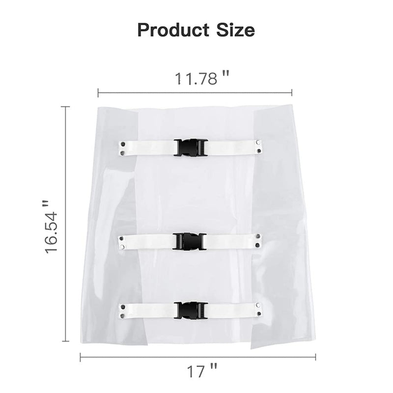 Dental Chair Foot Cover Pad, Plastic Washable Clinic Unit Protector, Transparent Dustproof Mat