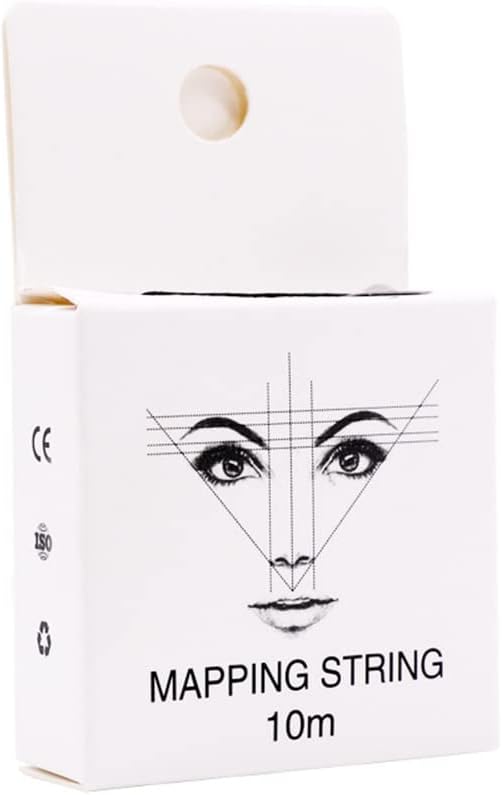 Eyebrow Mapping Tool, Pre-inked Bamboo Charcoal Eyebrow Tint String | Makeup Accessories Eyebrow Ink Thread for Friends, Classmates, Partners Gifts - NewNest Australia