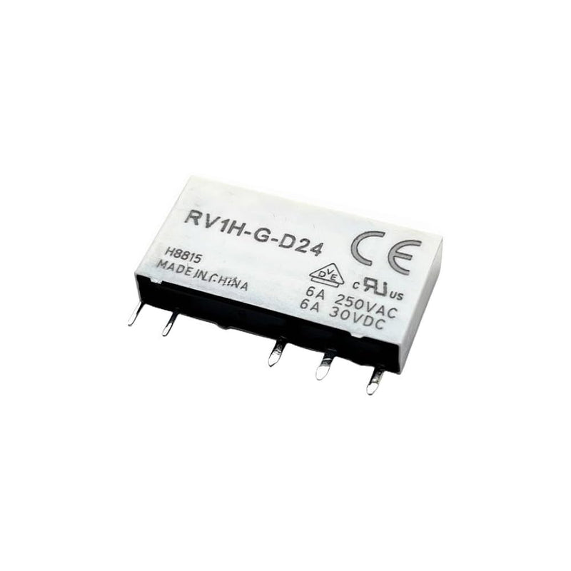 2PCS RV1H-G-D24 6A 24VDC 5Pins Electromechanical Relay