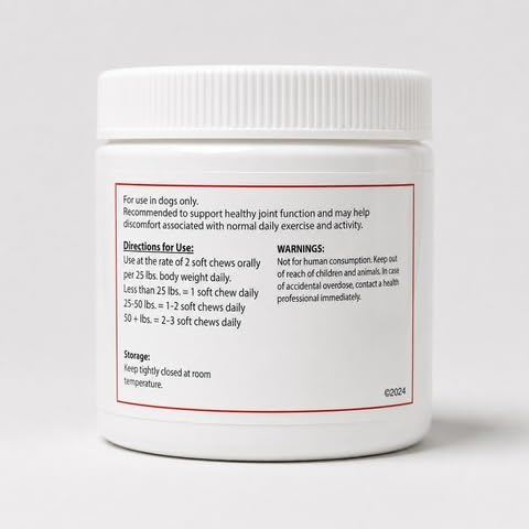 Dog Hip and Joint Supplement - Glucosamine for Dogs (Beef Liver, 60 Chews) - Dog Joint Supplement with MSM, Chondroitin, Vet Approved Dog Vitamins -Mobility Joint Pain Supplements Hip & Joint