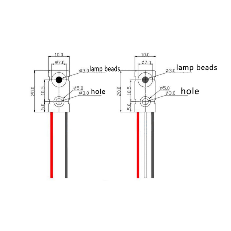 IR Break Beam Sensor 5MM LEDs Counting Module Split Through-Beam Photoelectric Switch 1