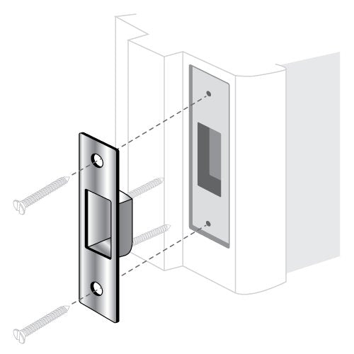 Pro-Lok High Security Box Strike Plate (Brass Finish)