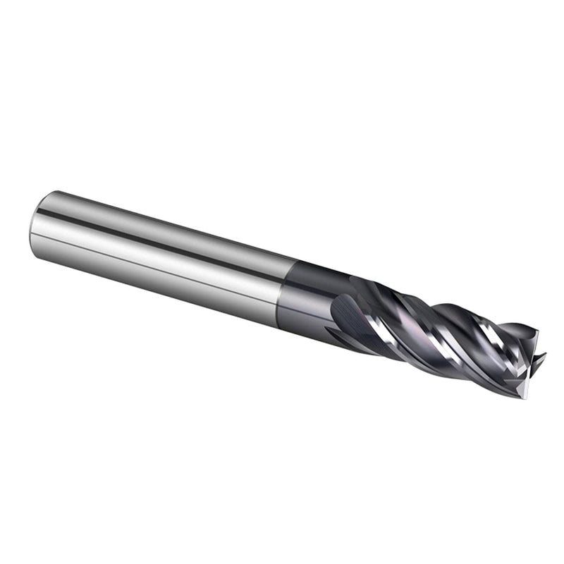 5 Pcs 4mm CNC Carbide End Mill Set, 4 Fultes Milling Cutter,Tungsten End Milling Bits Tool