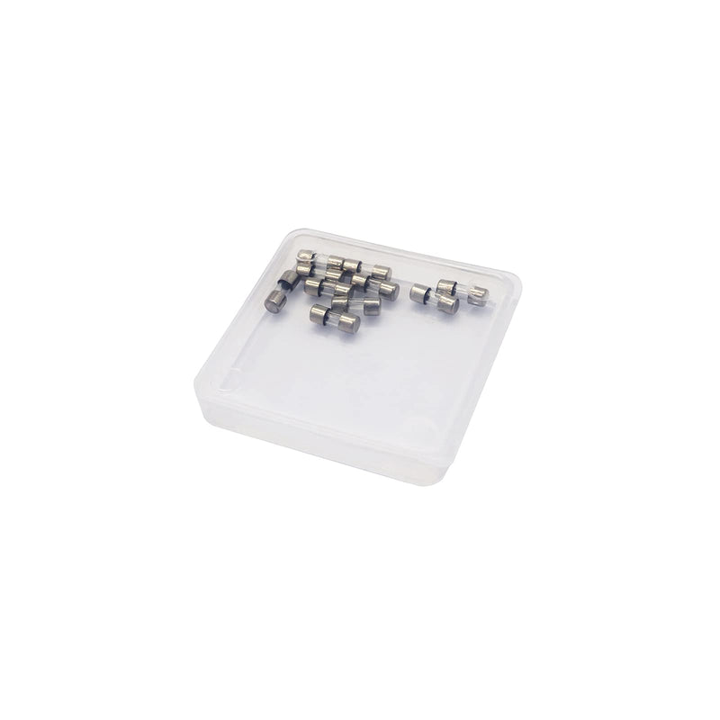 SIXQJZML 10 Pack F3AL Fast-Blow Mini Fuse 3A Max 3 amp 125V Glass Fuses 0.14 x 0.39 inch / 3.6 x 10 mm (125Volt) (F3A)