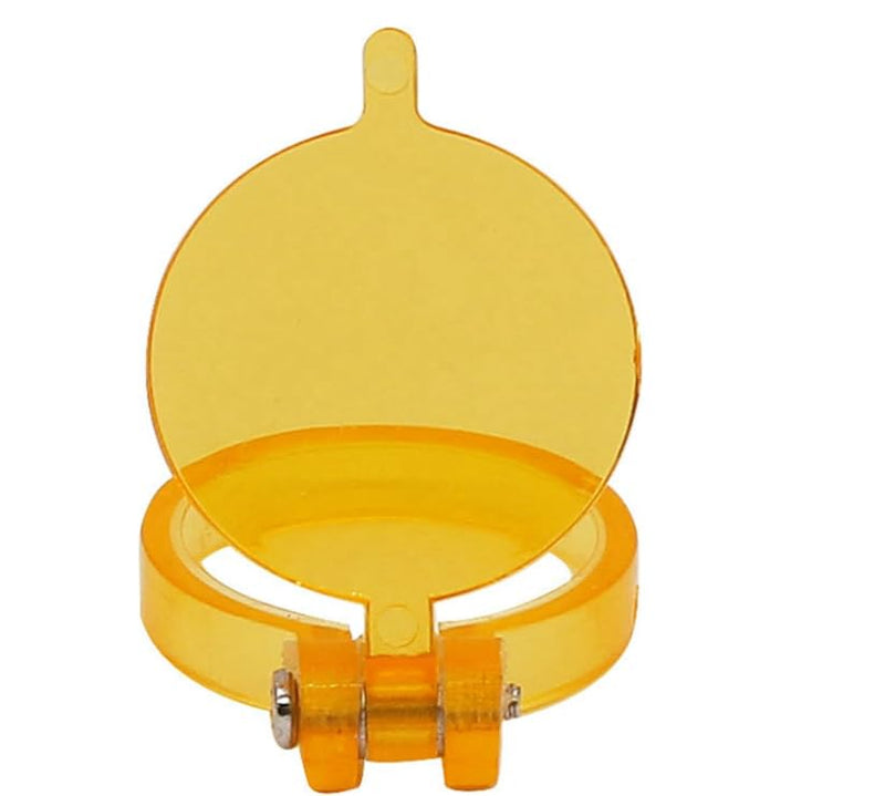 4PCS Yellow Filter for LED Light Lamp Dental Loupes Useful Lab Illumination Optical Binocular Magnifier Accessories