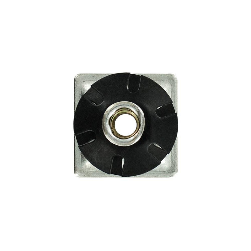 Outwater Industries Double Star Threaded Caster Insert | Heat Treated Steel | Fits 1-1/4 Inch Square 16-18 Gauge Tube | Thread: 5/16-18 | 20 Pack