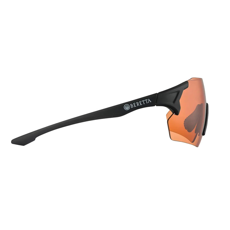 Beretta Unisex Protective Shooting Safety Plastic Frame Challenge EVO Glasses for Eye Protection Orange