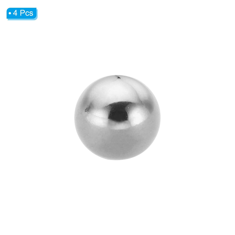 PATIKIL M5x15mm Ball Nuts Knob, 4 Pcs Female Thread 304 Stainless Steel Round Blind Hole Screw Cap Cover for Lighting Machinery DIY Decoration, Silver - NewNest Australia